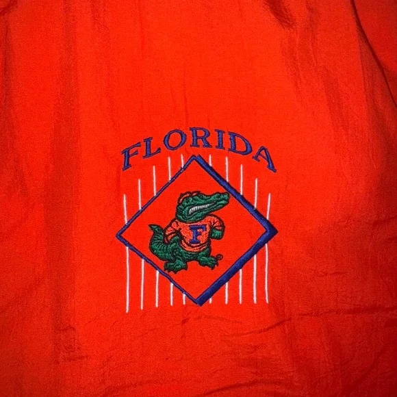 Vintage DeLONG Florida Gators Bomber Jacket Orange Mens Large NCAA Made in USA